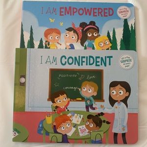 4 / $35 - 2 NEW Little Girls’ Confidence & Empowerment Board Books -BKN1